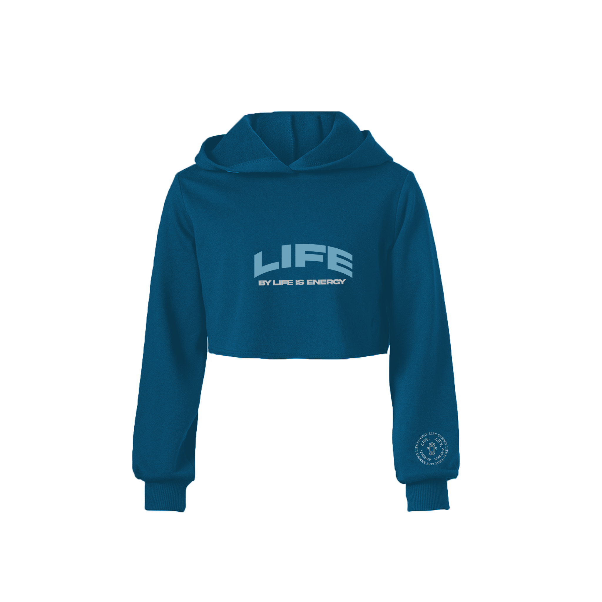 LIFE WOMEN CROP HOODIE