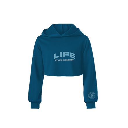 LIFE WOMEN CROP HOODIE