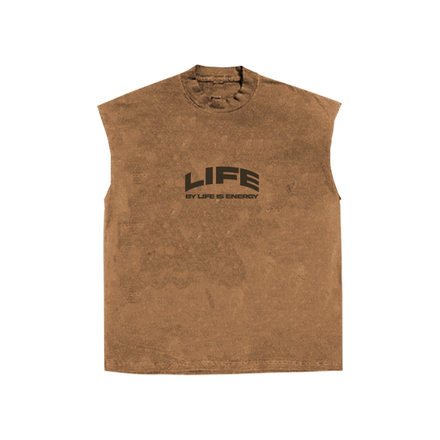 SLEEVE LESS LIFE SHIRT